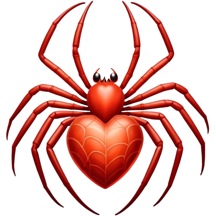 Spider heart  emoji