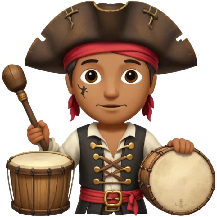 pirates drum emoji