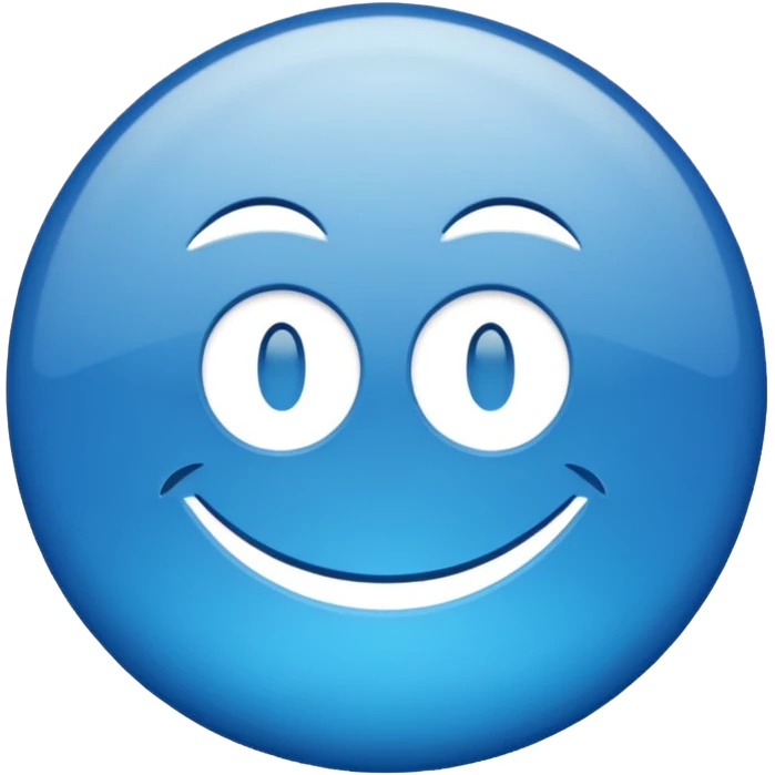 Un círculo azul con un ✅ en medio emoji