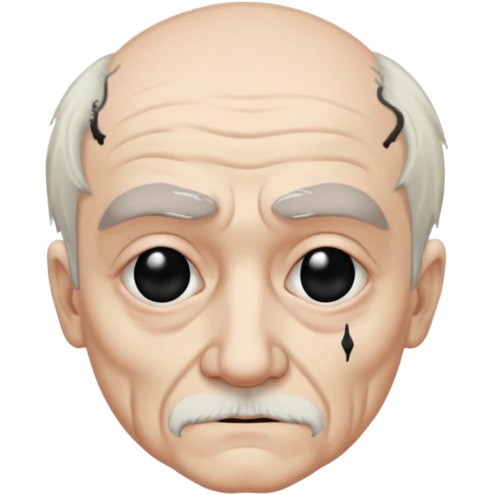 grungy emo old man emoji