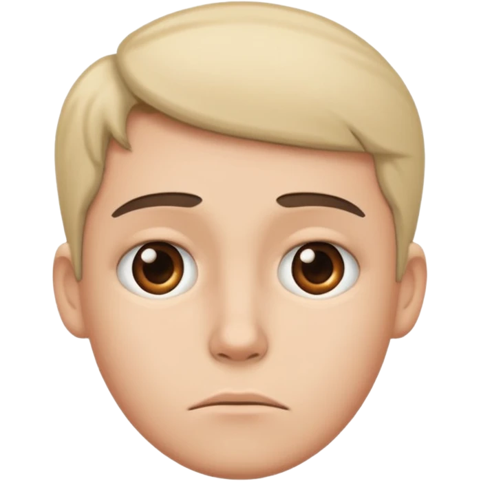 Bored face emoji