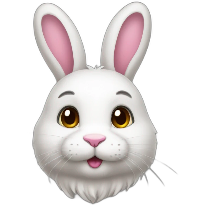 Bunny-paint emoji