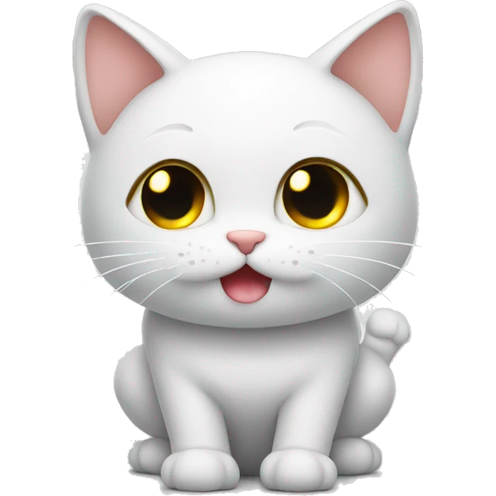 bowing cat says thank you emoji