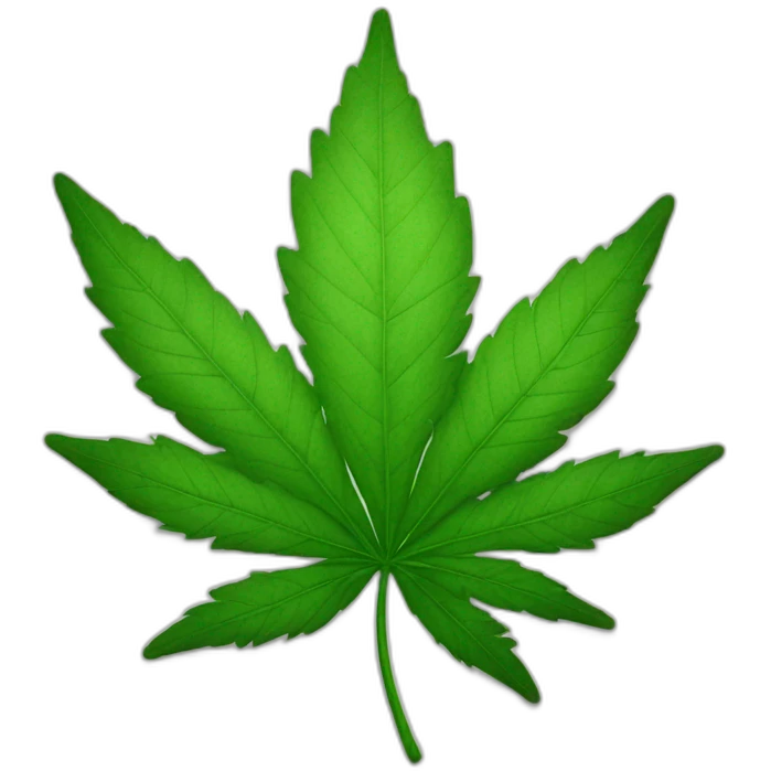 Weed leaf emoji