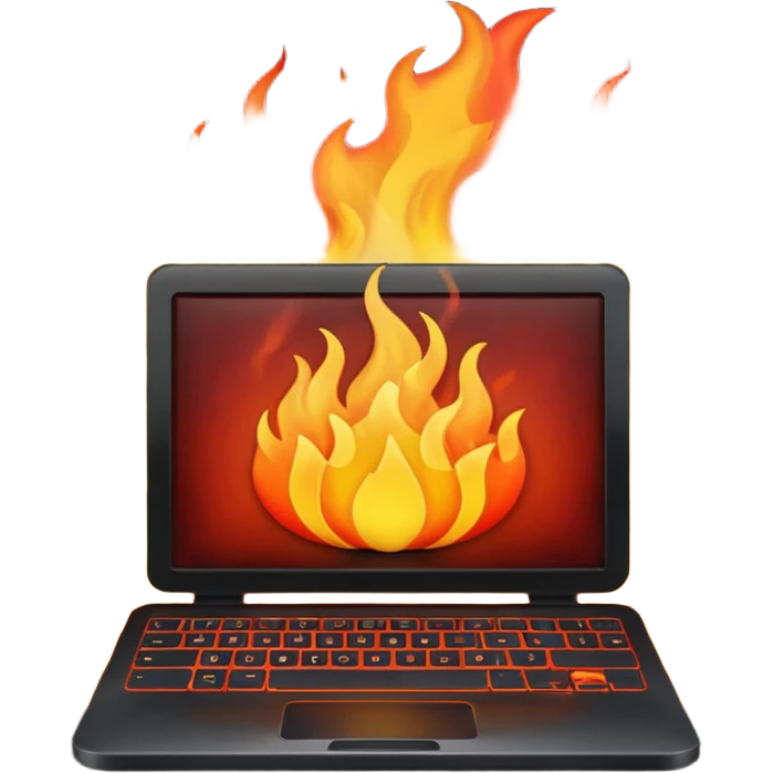 Pc burn emoji
