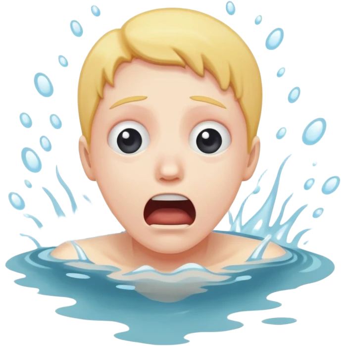 person drowning  emoji