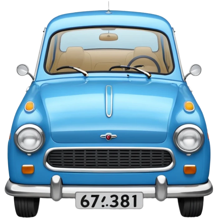 Trabant 601 blau emoji