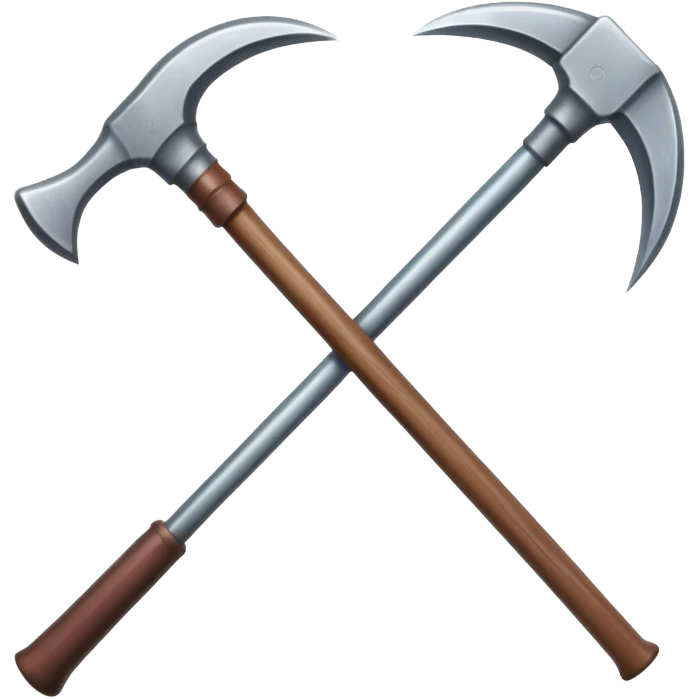 pickaxe double side emoji