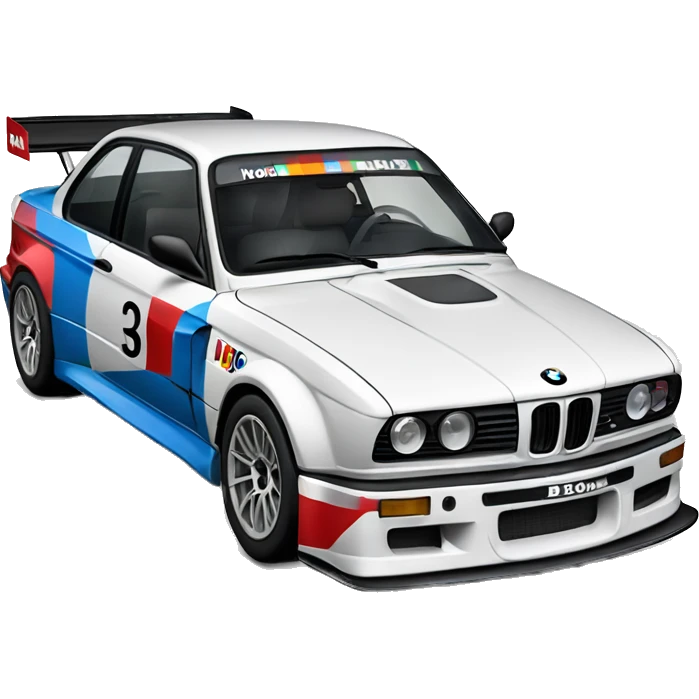 BMW M340 Race Car emoji