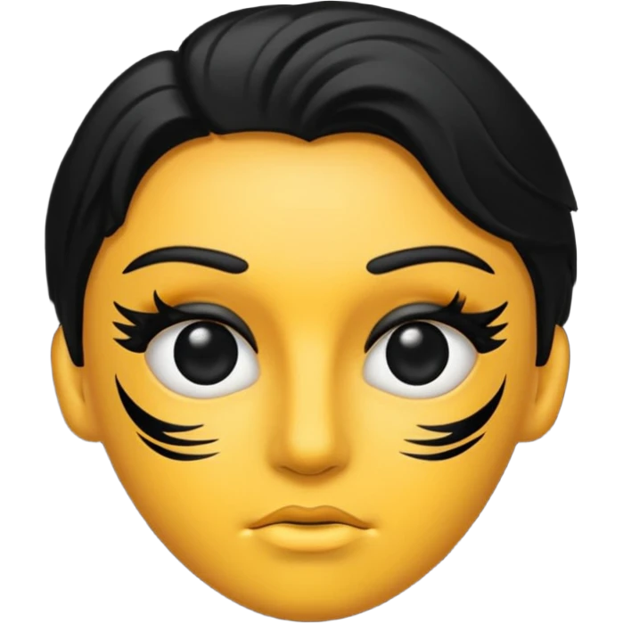 MASCARA PRETO E BRANCA TEATRO emoji