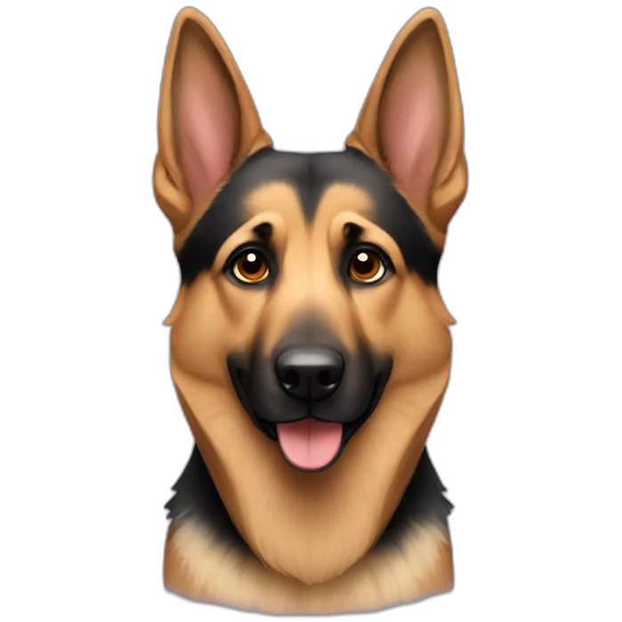 German sheppard  emoji
