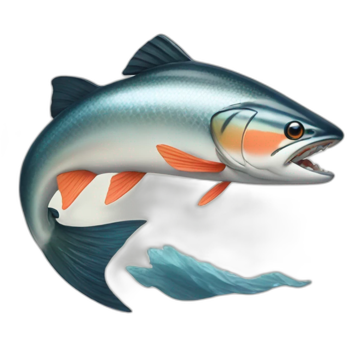 Thunder salmon emoji