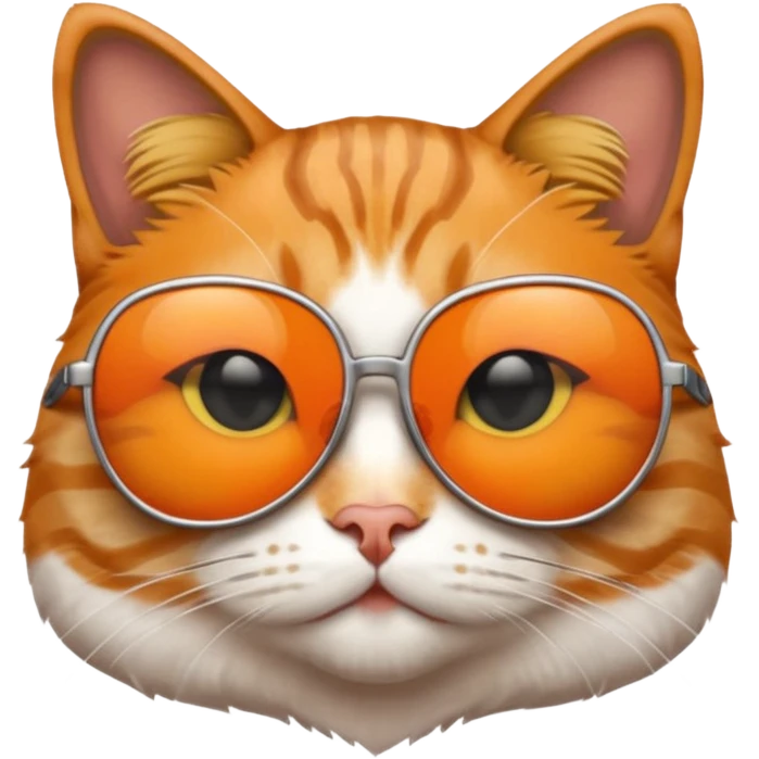 Cat wearing sunglasses emoji