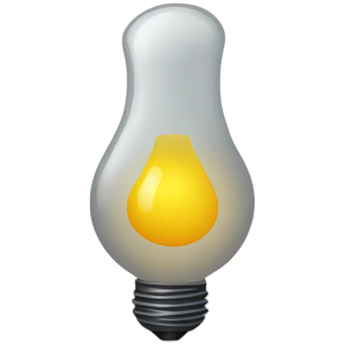 Chemical bulb with wide down part emoji