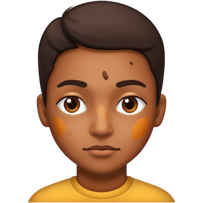 Bombastic side eye with hyperpigmentation  emoji