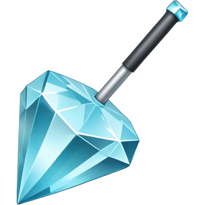 diamond minecraft hoe emoji