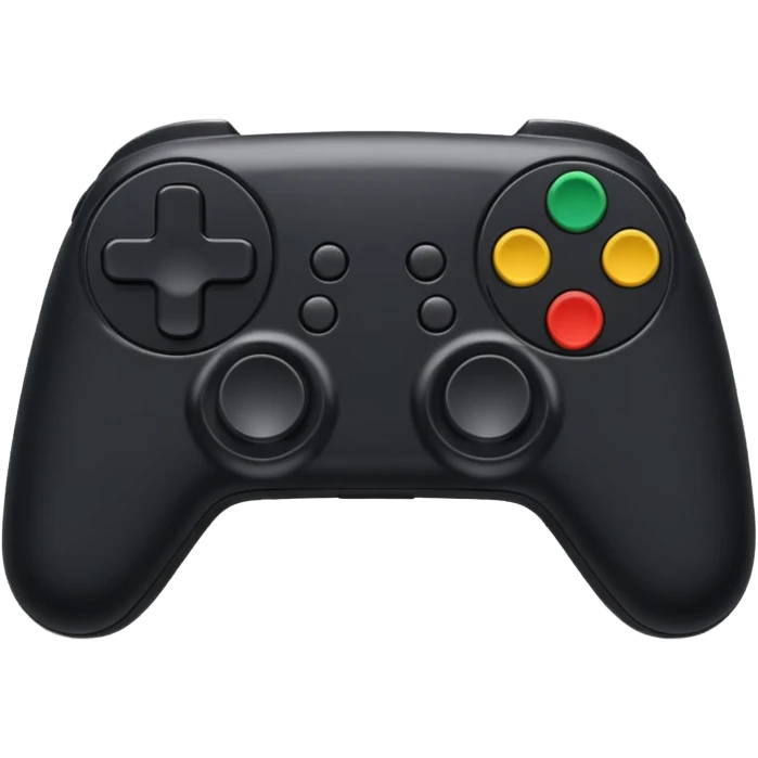 black game pad emoji