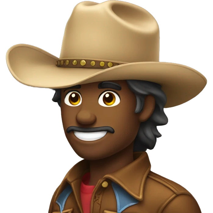 cowboy tipping hat emoji