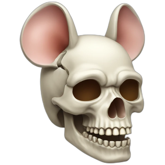 Rat computer skull emoji