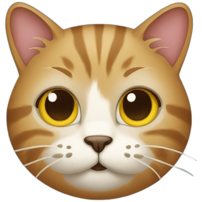 Cat with beard emoji