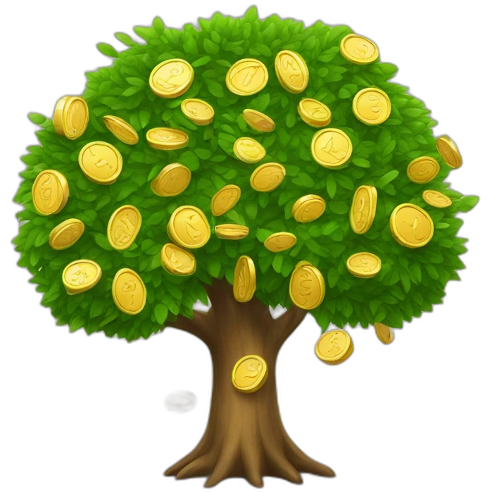 tree-with-money emoji