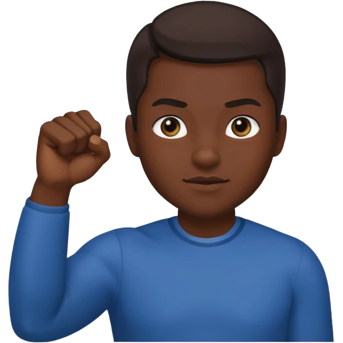 Black power  emoji