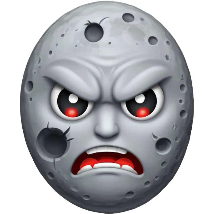 angry moon emoji