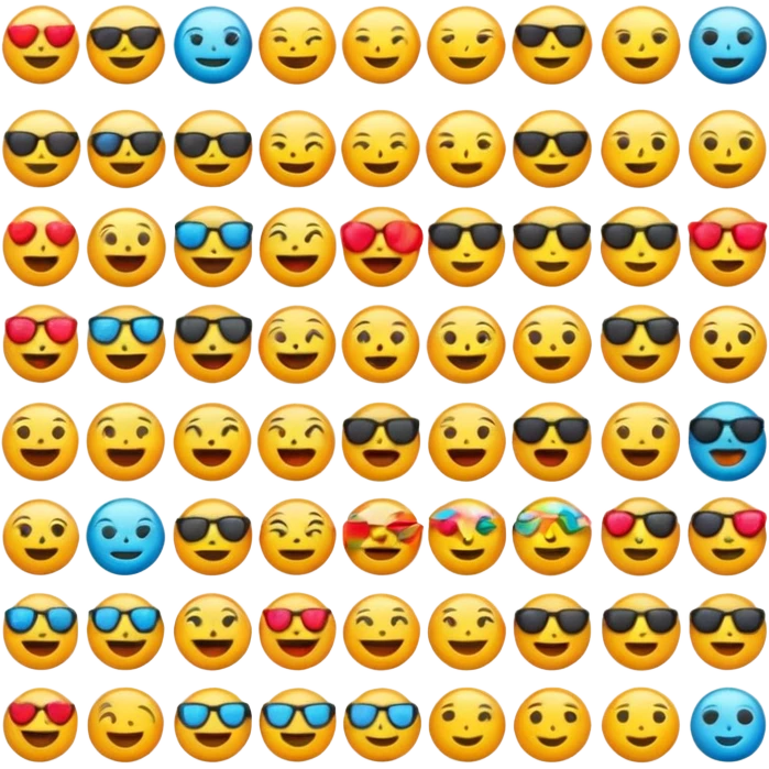  Colagem emoji astheric  emoji