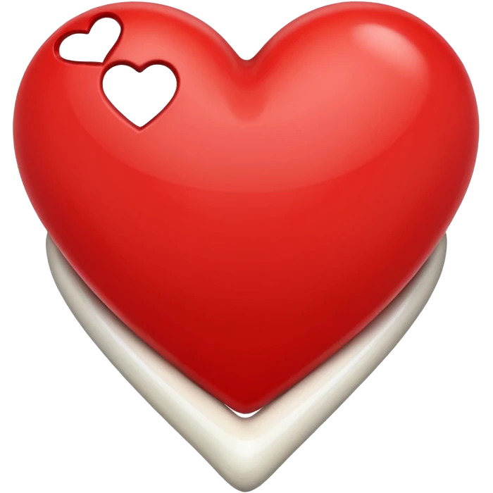 red heart emoji with a bone through it instead of an arrow emoji | AI ...