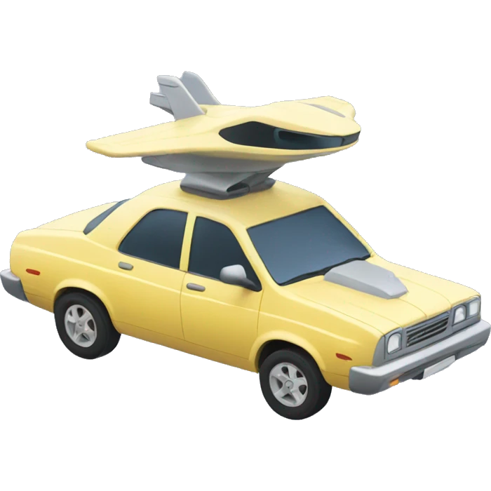 Flying car emoji