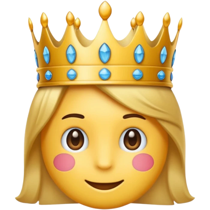 Erstelle mir ein emoji mit einer Krone emoji