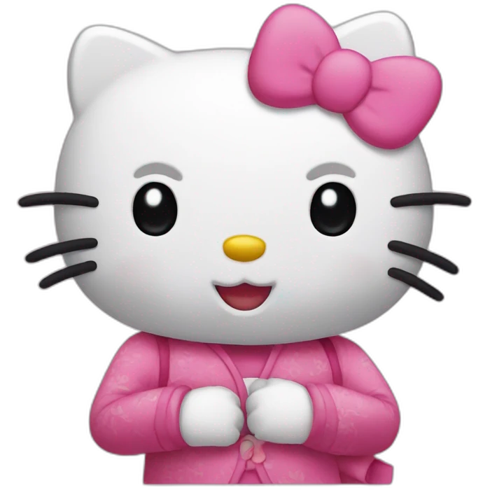 Hello kitty emoji