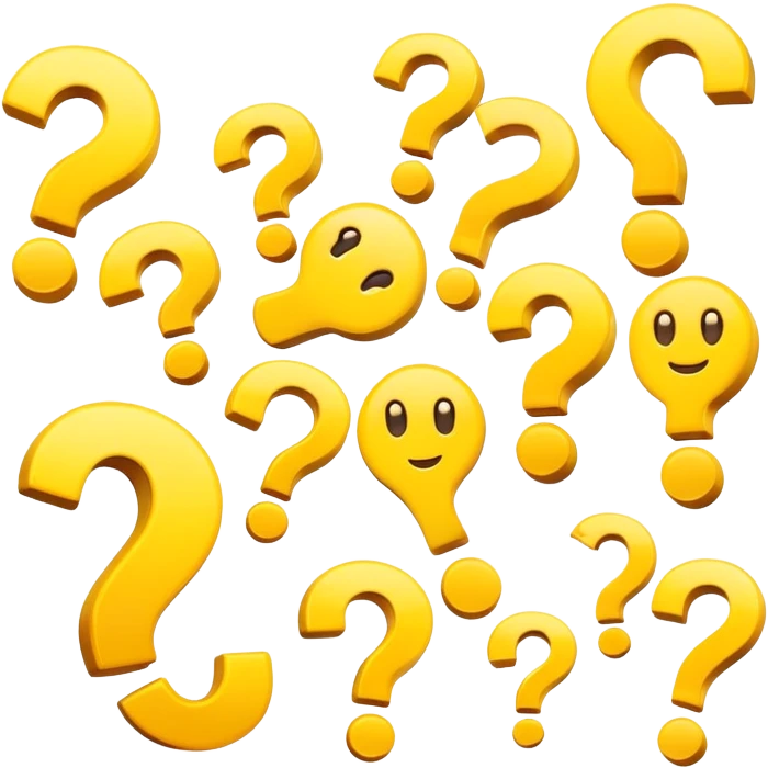 question mark emojis emoji | AI Emoji Generator