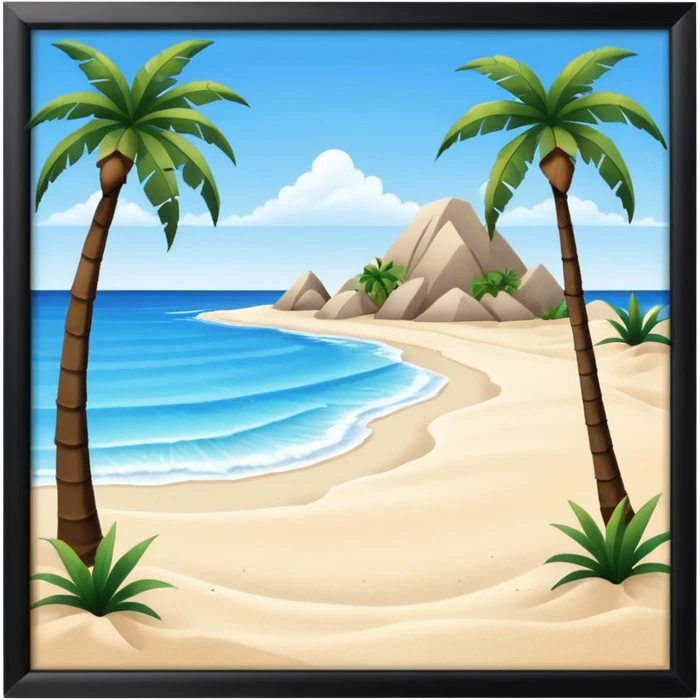 Beach emoji