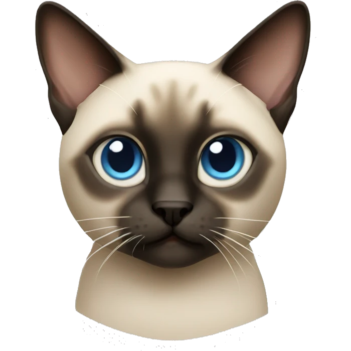 Siamese cat emoji