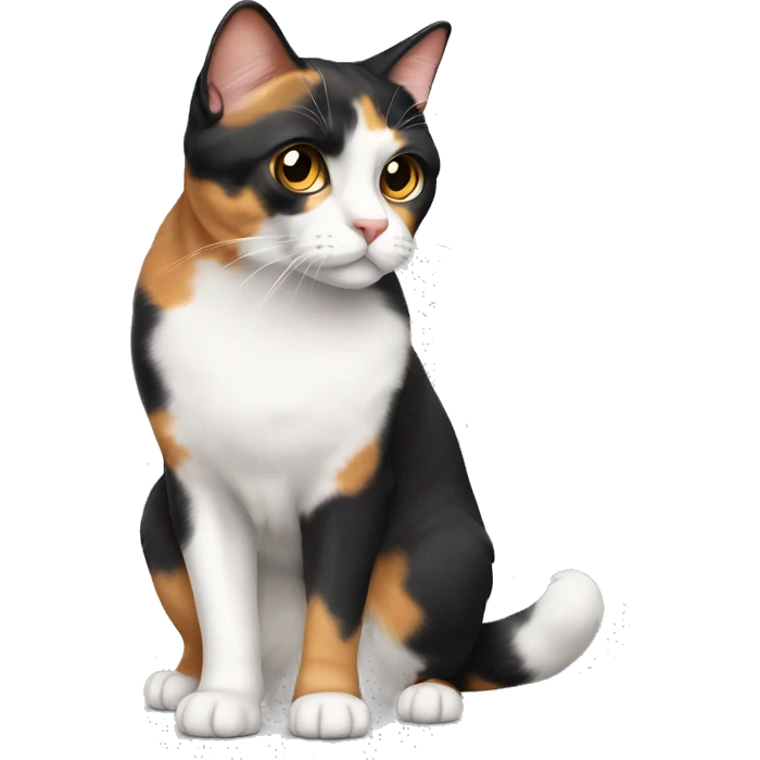 Calico without tail emoji