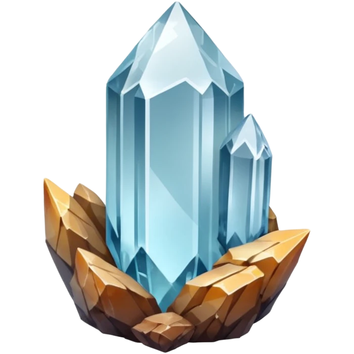 raw quartz crystal emoji