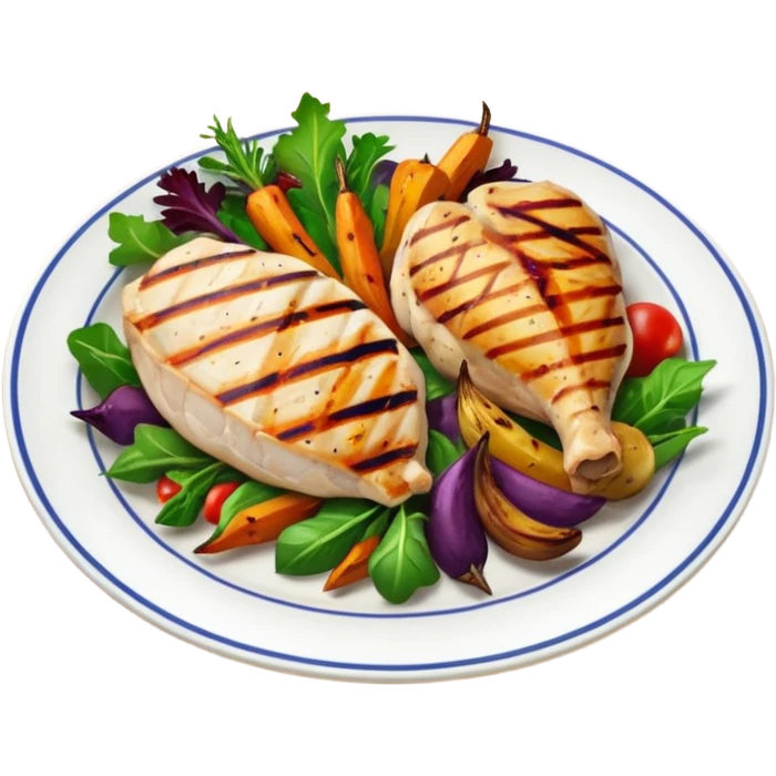 food plate emoji