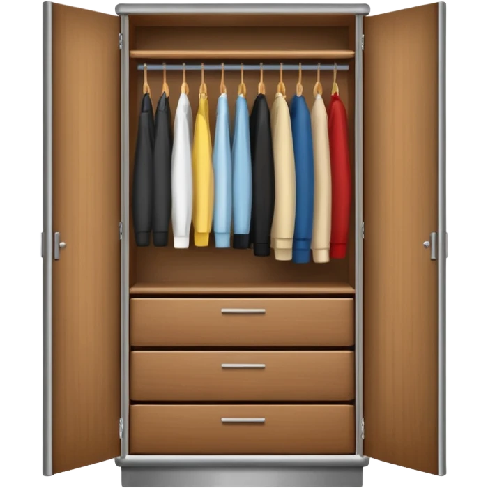 wardrobe modern emoji