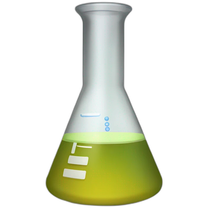 a real lab beaker emoji