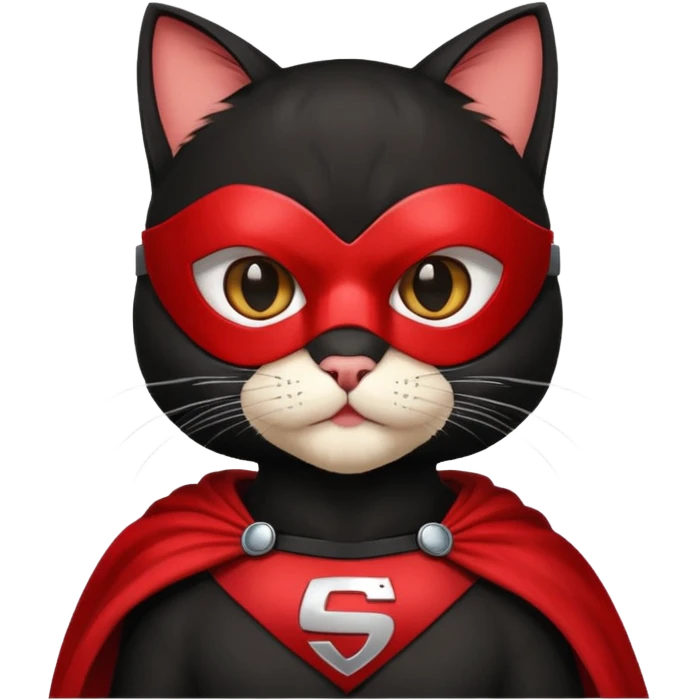 superhero cat emoji