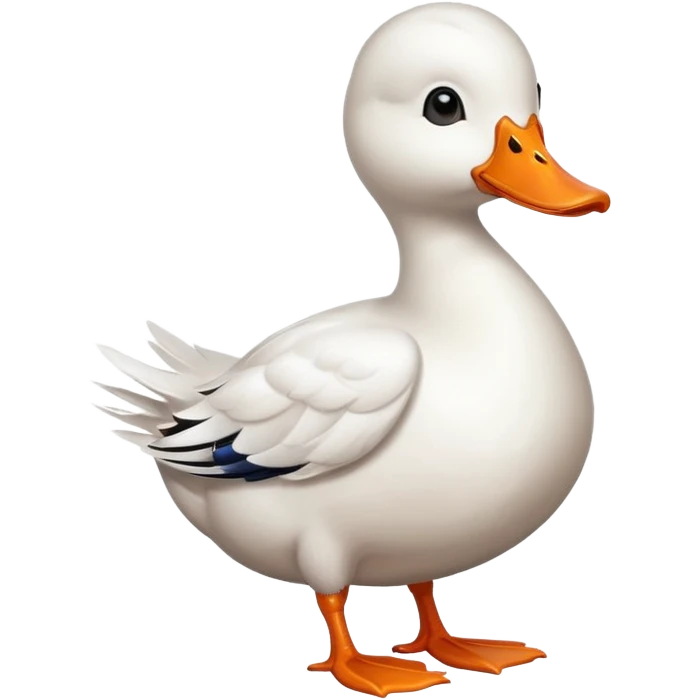 Funny duck emoji