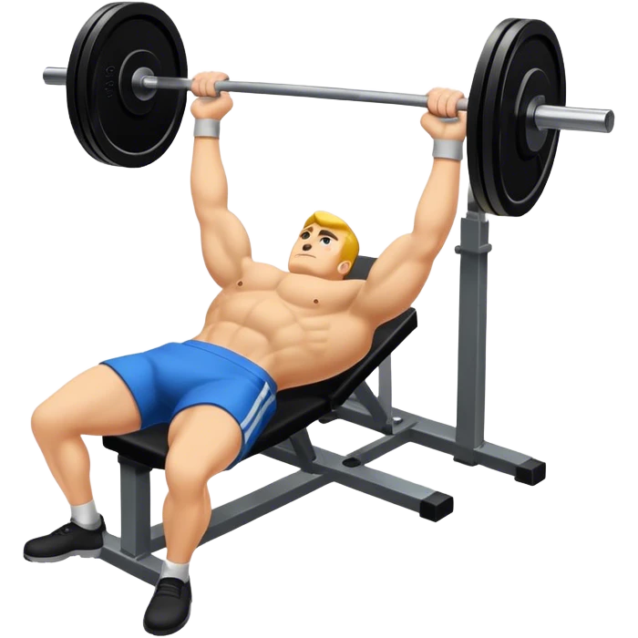 close-grip flat-benchpress emoji