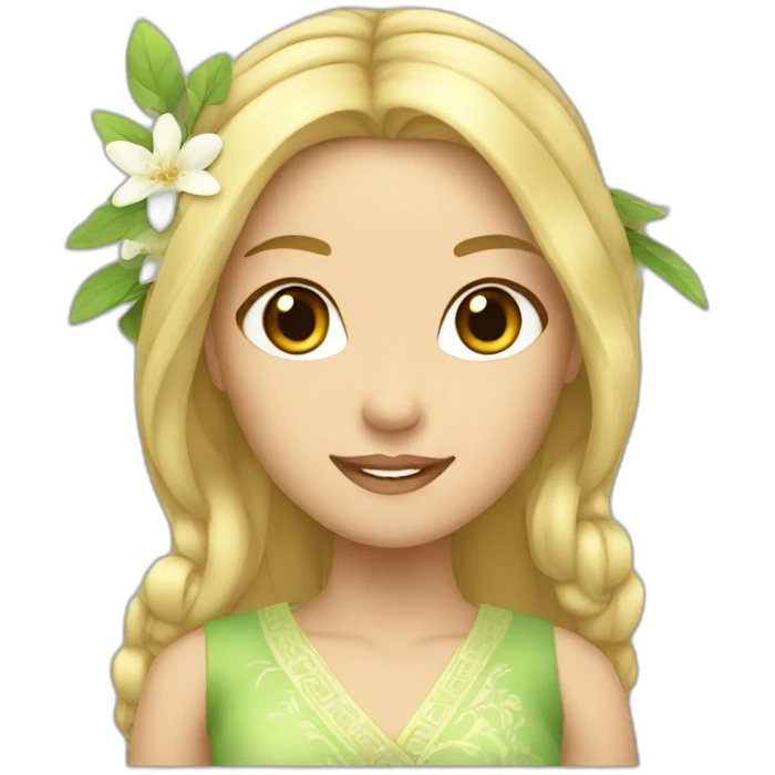 blonde Chinese Jasmine Princess emoji