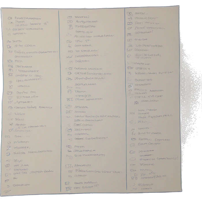 list of papers with drawings emoji