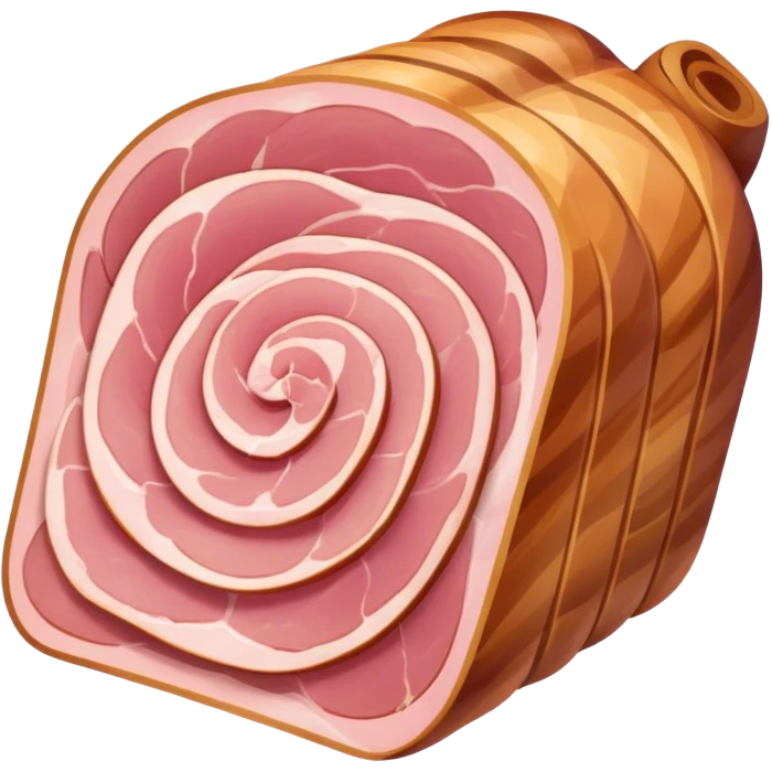sliced ham emoji