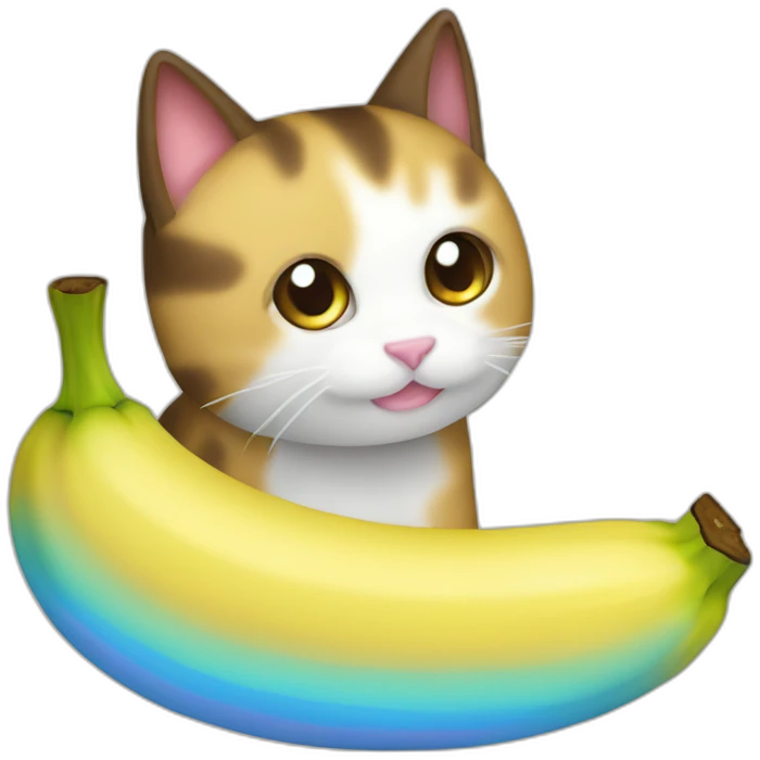 banana nyan cat emoji