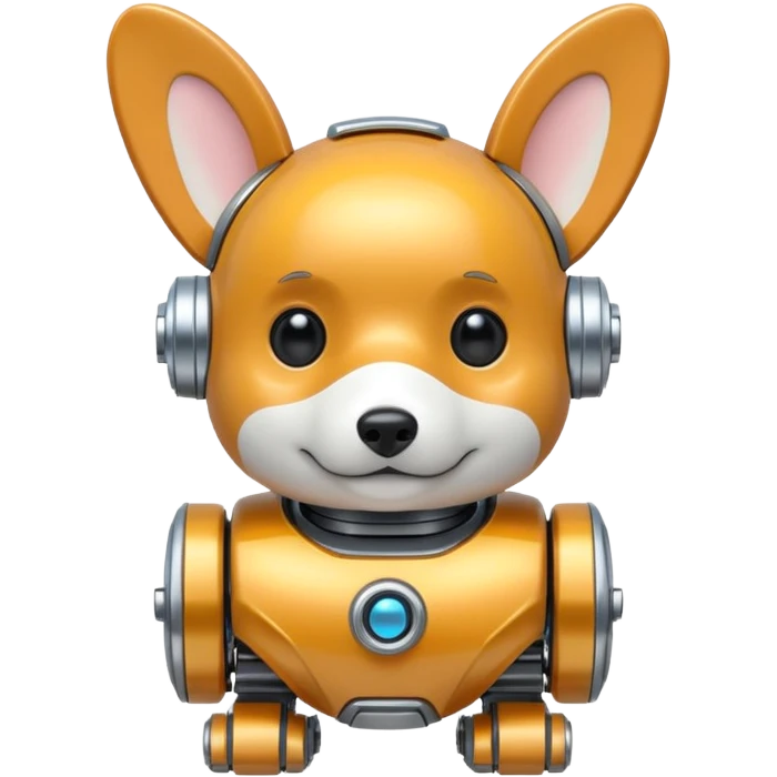 corgi robot emoji