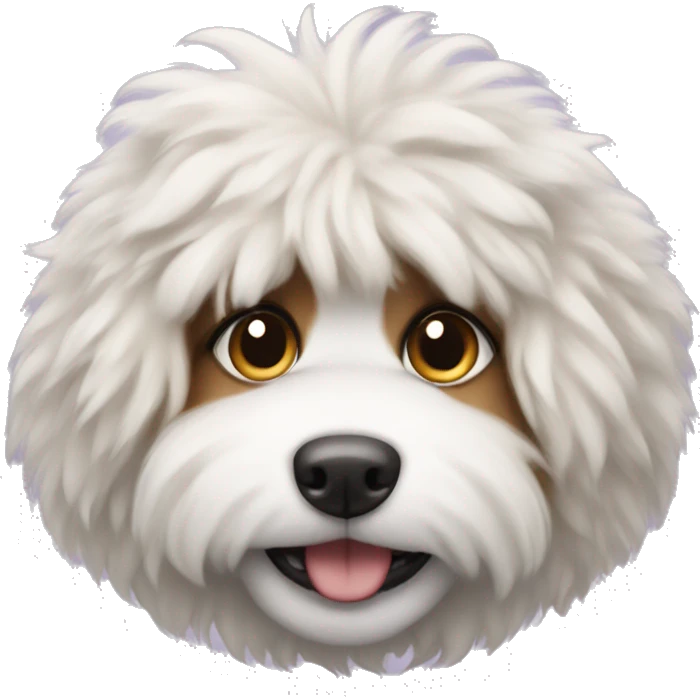 fluffy dog emoji