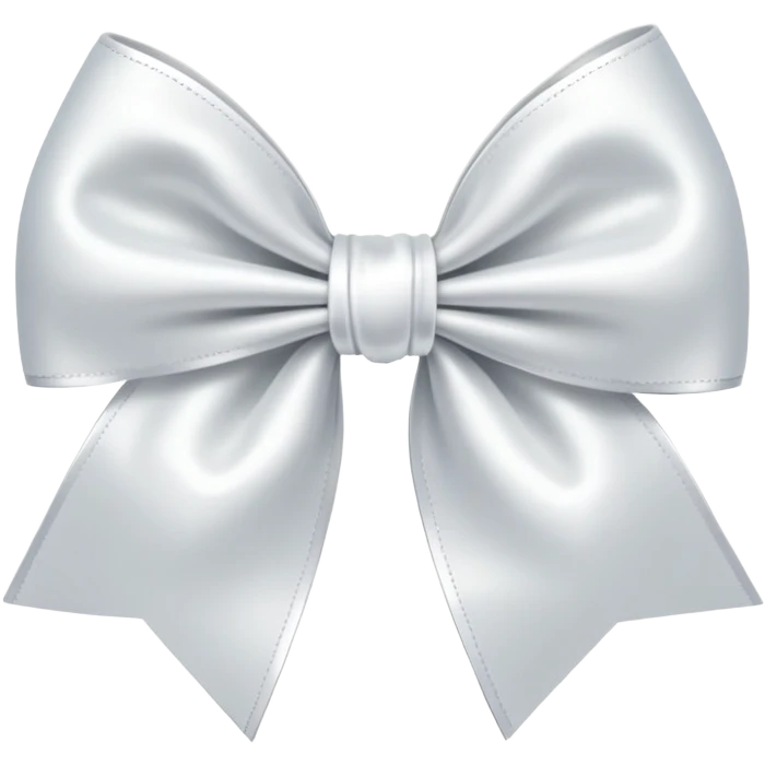 white bow emoji